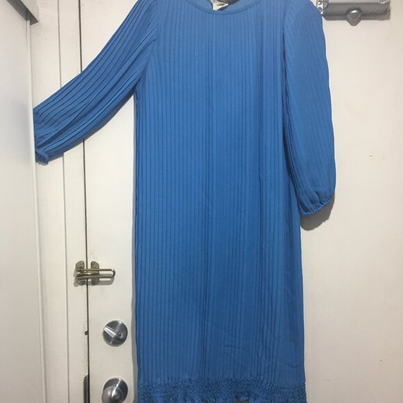 VINTAGE NU-MODE PLEATED MIDI DRESSES SIZE 11/12 - Picture 5 of 11
